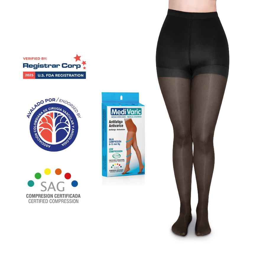 Media de Compresion Baja 8-15mm Hg (1111) Cadera Damas